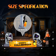 VINGLI Halloween Decoration Outdoor Inflatables Decor with Light