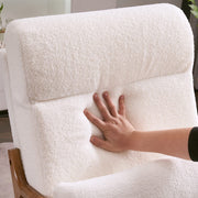 VINGLI AC106 Mid-Century High Back Armchair with Pillow Upholstered