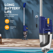 VINGLI Rechargeable Handheld Pool Vacuum with Cordless