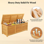 VINGLI 47 Gallon Wood Deck Box S104 MCWX 095