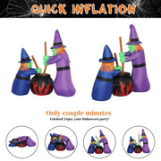 VINGLI 3/5/6/12 FT Halloween Witch Yard Decorations