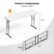 VINGLI HDPE Narrow Folding Table