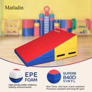 Matladin 33 x 23.6 x 13.4 Inch Folding Incline Yoga Gymnastics Mat