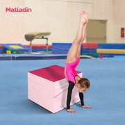 Matladin 48 x 24 x 14 Inch Folding Incline Yoga Gymnastics Mat