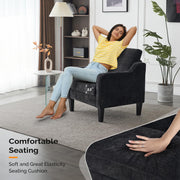 VINGLI AC117 30" Chenille Modern Oversized Upholstered Accent Chair