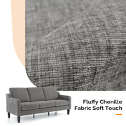 VINGLI 71" Small 3 Seat Couch Sofa