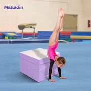 Matladin 48 x 24 x 14 Inch Folding Incline Yoga Gymnastics Mat