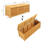 VINGLI 47 Gallon Wood Deck Box S104 MCWX 095
