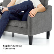 VINGLI 71" Small 3 Seat Couch Sofa