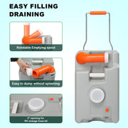 VINGLI Tote Tank Portable Wheeled Water Tank
