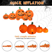 VINGLI Inflatable Halloween Pumpkin Decorations with LED Lights