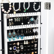 VINGLI Wall Mounted Jewelry Organizer With Jewelry Cabinet Armoire