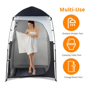 VINGLI 6.8 FT 1 Room Camping Shower Tent with Carrying Bag