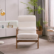 VINGLI AC106 Mid-Century High Back Armchair with Pillow Upholstered
