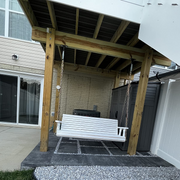 VINGLI 5FT Wooden Patio Porch Swing S104 MQQ 265 266 267 140