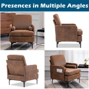 VINGLI AC118 25" Fabric Oversized Upholstered Accent Chair