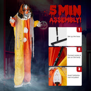 VINGLI Light Halloween Clown with Voice