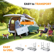 VINGLI 4FT Folding Ice Cooler Table Portable
