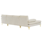 VINGLI SS105 110" Comfortable Chenille U-Shaped Sectional Sofa Couch