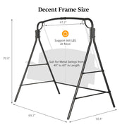 VINGLI Metal Patio Porch Swing Stand Heavy Duty 660Ibs