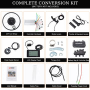 PEXMOR 24" 36V 750W Ebike Conversion Kit Update 3 Modes Controller