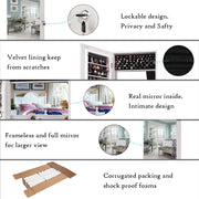 VINGLI 48” Jewelry Mirror Cabine Wall Mounted