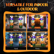 VINGLI Halloween Inflatables Archway with Light