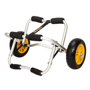 VINGLI Kayak Cart Canoe Dolly Fishing Kayak with NO-Flat Airless Tires Wheels and 2 Ratchet Straps