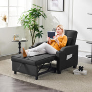 VINGLI SF102 3-in-1 Convertible Sleeper Chair with Adjustable Foot