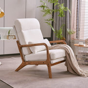 VINGLI AC106 Mid-Century High Back Armchair with Pillow Upholstered