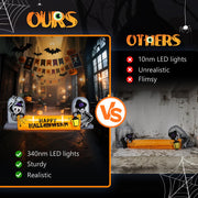 VINGLI Halloween Decoration Outdoor Inflatables Decor with Light
