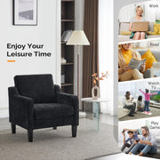 VINGLI AC117 30" Chenille Modern Oversized Upholstered Accent Chair