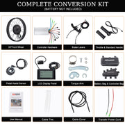 PEXMOR 26" Ebike Conversion Kit Update 3 Modes Controller