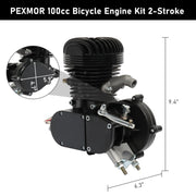 PEXMOR 100cc Bicycle Engine Kit 26-28inch Bikes Motor Refit Full Set