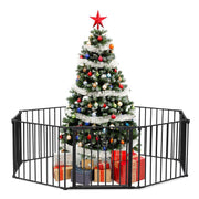 VINGLI Fireplace Baby Gate Metal Barrier Christmas Tree Fence Fireplace Safety Fence 25/74/120/188 inch Wide