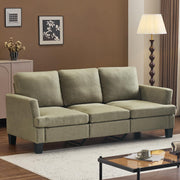 VINGLI 83" Sofa Couches 3 Seater Upholstery Cozy Sofas