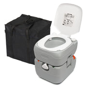 VINGLI 5.5 Gallon Camping Portable Toilet with Carrying Bag & Large Capacity Tank