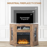 VINGLI 50" Fireplace TV Stand
