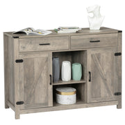 VINGLI Buffet Cabinet Sideboards Kitchen Storage with 2 Drawers and Cabinets