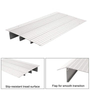 OMECAL 3ft/4ft/5ft 700Ibs Adjustable Wheelchairs Rise Threshold Ramp Aluminum Alloy