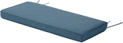 VINGLI Fabric Outdoor Bench Settee Mat Navy Blue/Grey