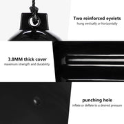 VINGLI 4-Pack Ribbed Boat Fender Outdoor Yacht Anti-Collision Float Black/Blue/White