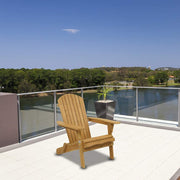 VINGLI Adirondack Chair Wooden Outdoor Chairs Folding Chair