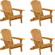 VINGLI Adirondack Chair Wooden Outdoor Chairs Folding Chair
