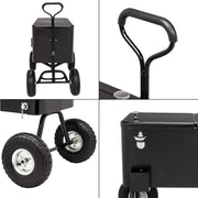 VINGLI 80 Quart Portable Rolling Cooler Cart with Wheels & Handle for Outdoor Patio