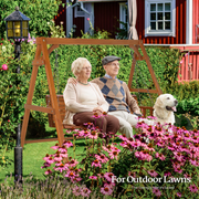 VINGLI Wooden Swing Frame Upgraded A-Frame Porch Swing Bench Stand Heavy Duty 660 LBS