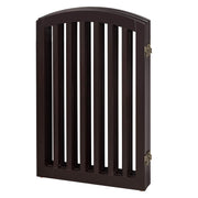 VINGLI Wooden Pet Safety Fence with Arched Top