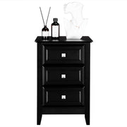 VINGLI Wooden 3-Drawers Nightstand