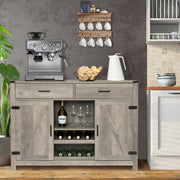 VINGLI Buffet Cabinet Sideboards Kitchen Storage with 2 Drawers and Cabinets