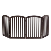 VINGLI Wooden Pet Safety Fence with Arched Top